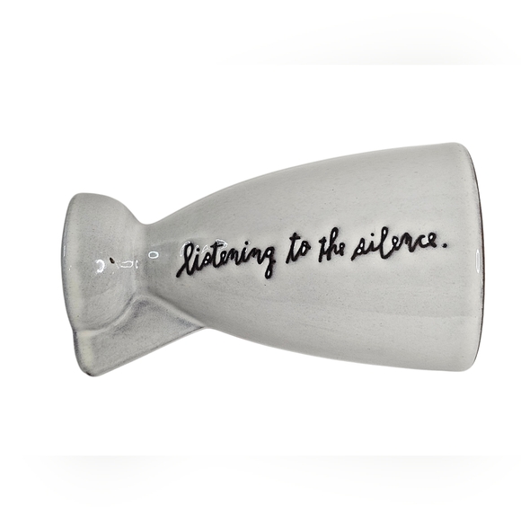 Rae Dunn Clay Ceramic Sentiment Spouted Cruets Oil & Vinegar Set of 2 w/Quotes - Picture 5 of 8